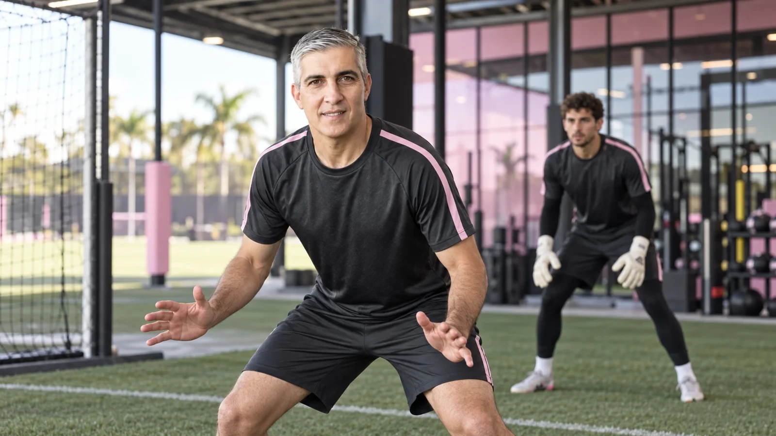 Ignacio Don hướng dẫn tư thế sẵn sàng cho thủ môn Inter Miami