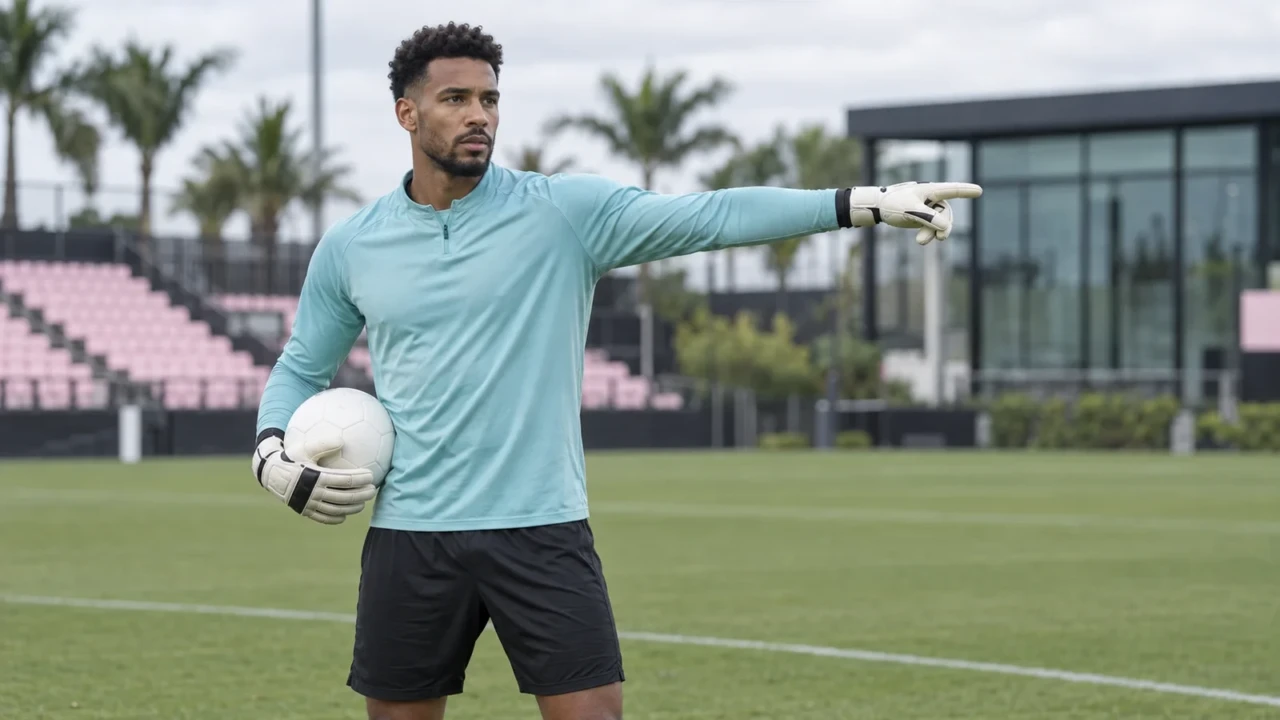 Dayne St. Clair chỉ hướng phát triển bóng trên sân tập Inter Miami