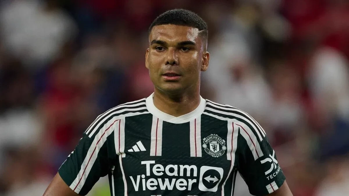 Casemiro trong màu áo Manchester United trước khi chuyển sang Inter Miami
