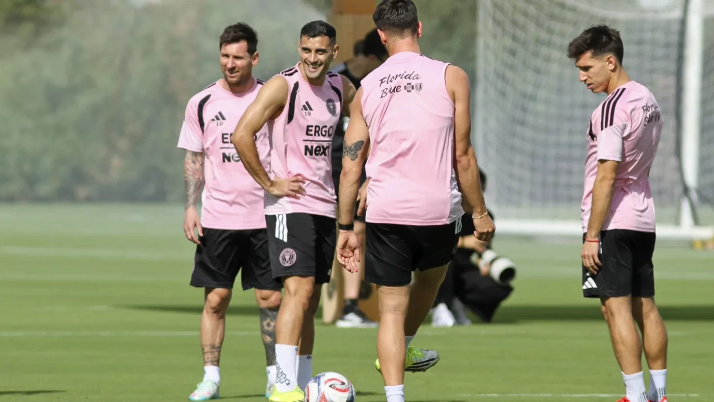 David Ayala tham gia buổi tập của Inter Miami