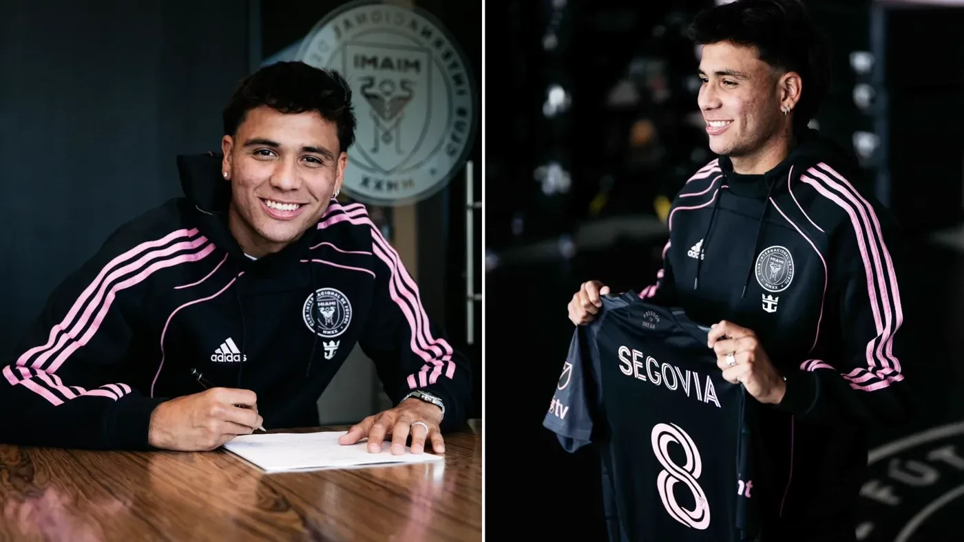 Telasco Segovia trong ngày ký hợp đồng gia nhập Inter Miami